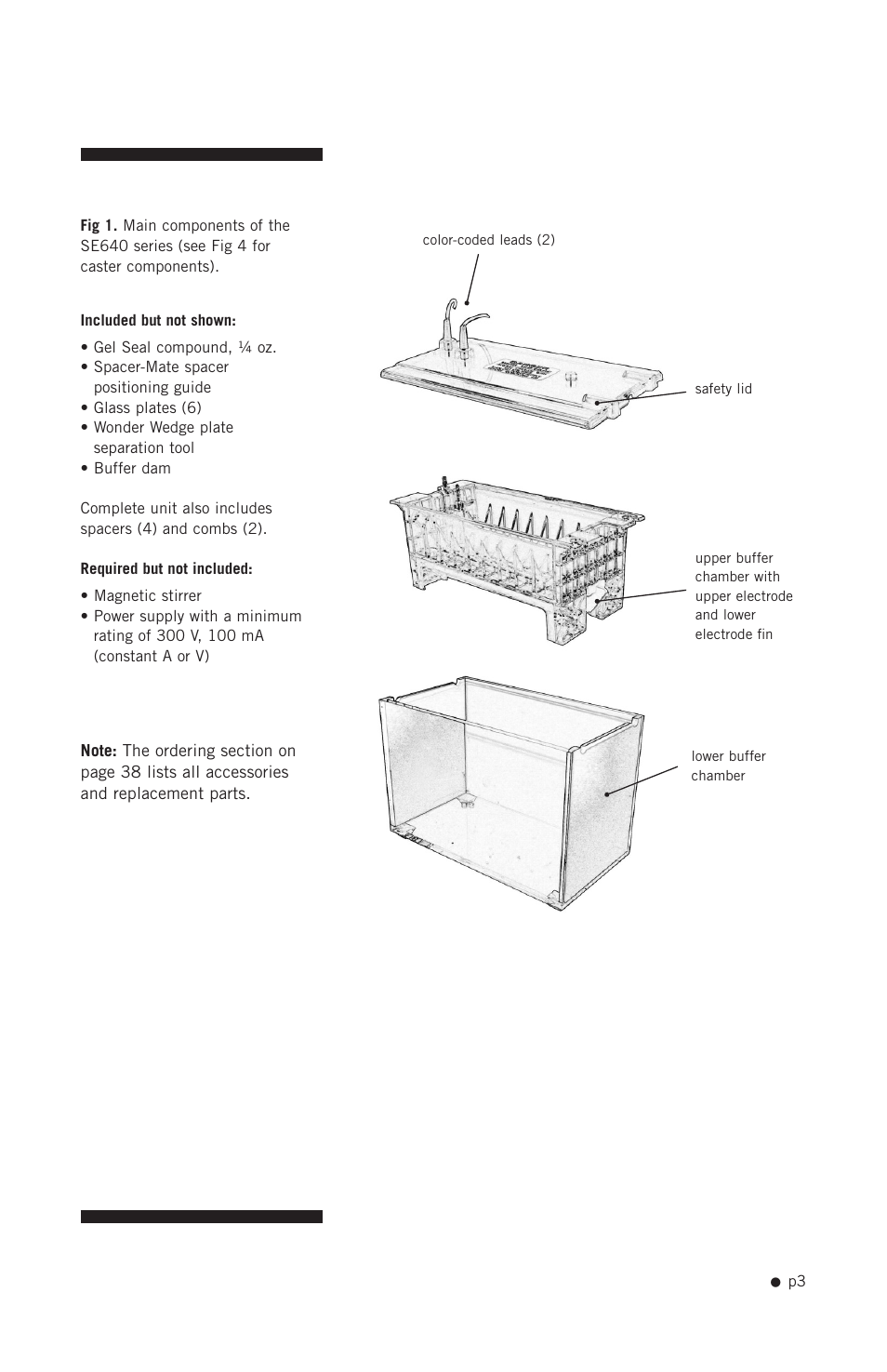 Hoefer SE640 User Manual | Page 11 / 50