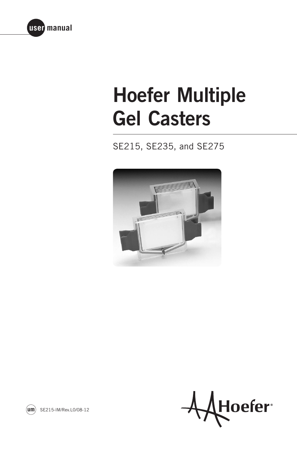 Hoefer SE215 User Manual | 21 pages