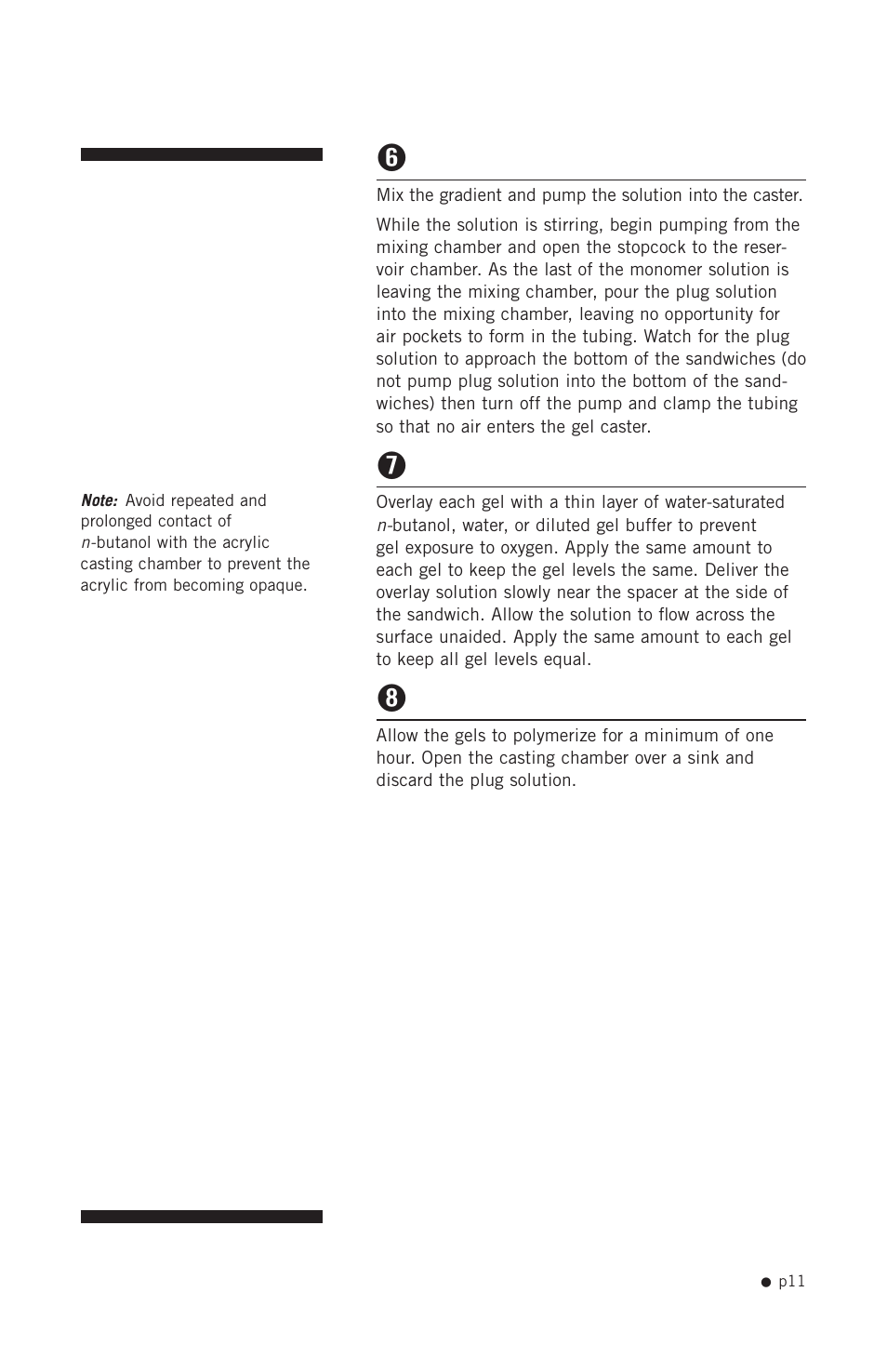 Hoefer SE215 User Manual | Page 13 / 21