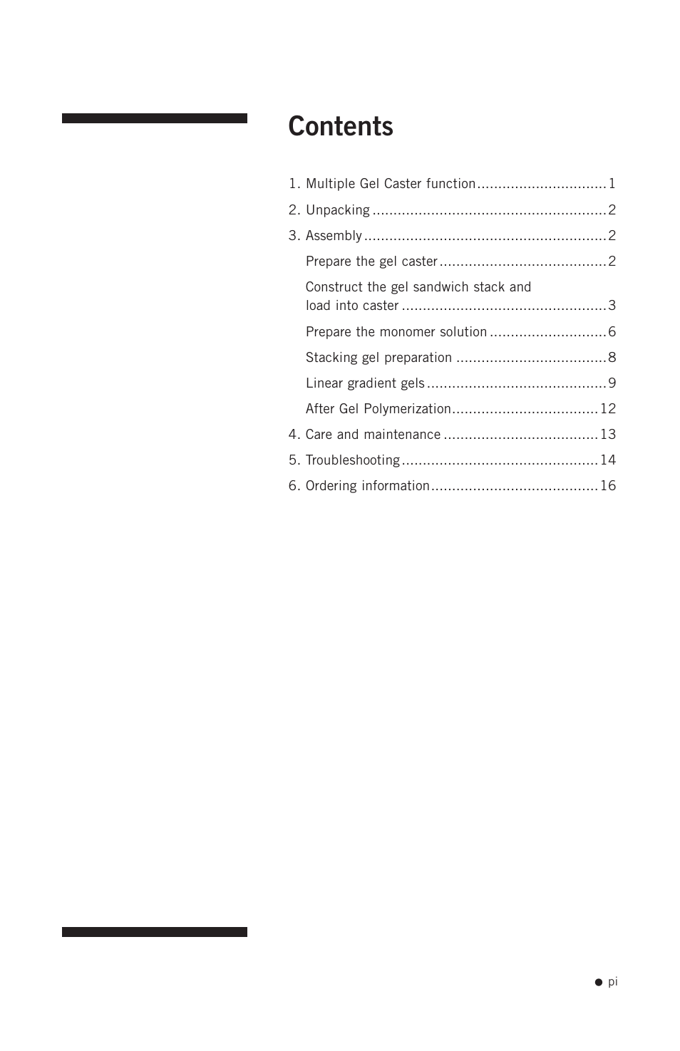Hoefer SE215 User Manual | Page 2 / 21