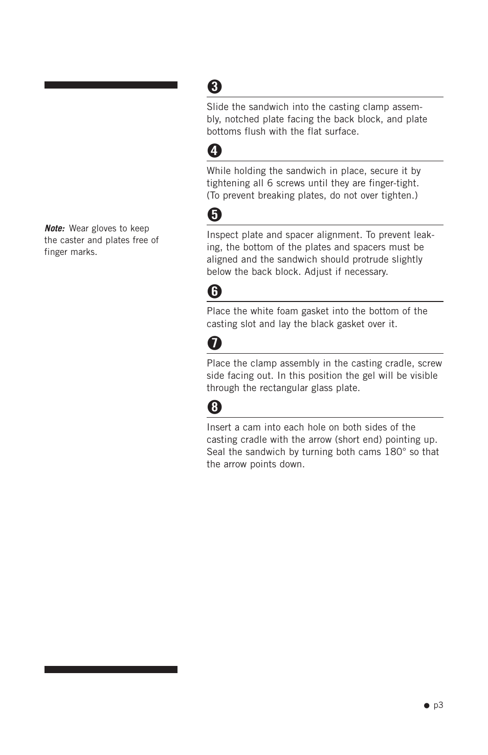 Hoefer SE245 User Manual | Page 5 / 13