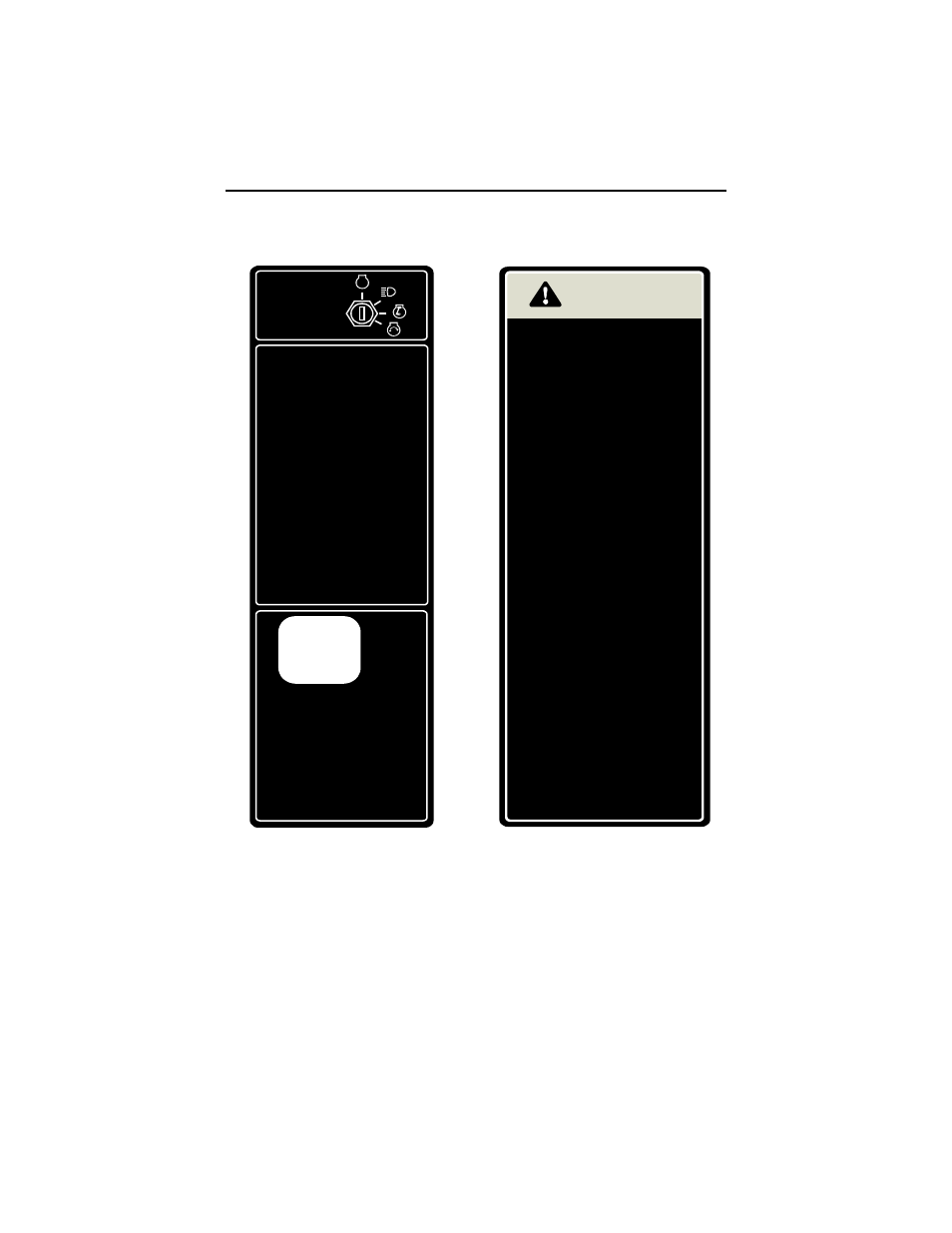 Warning, Ignition, Position indicator | Cub Cadet 3185 User Manual | Page 7 / 36