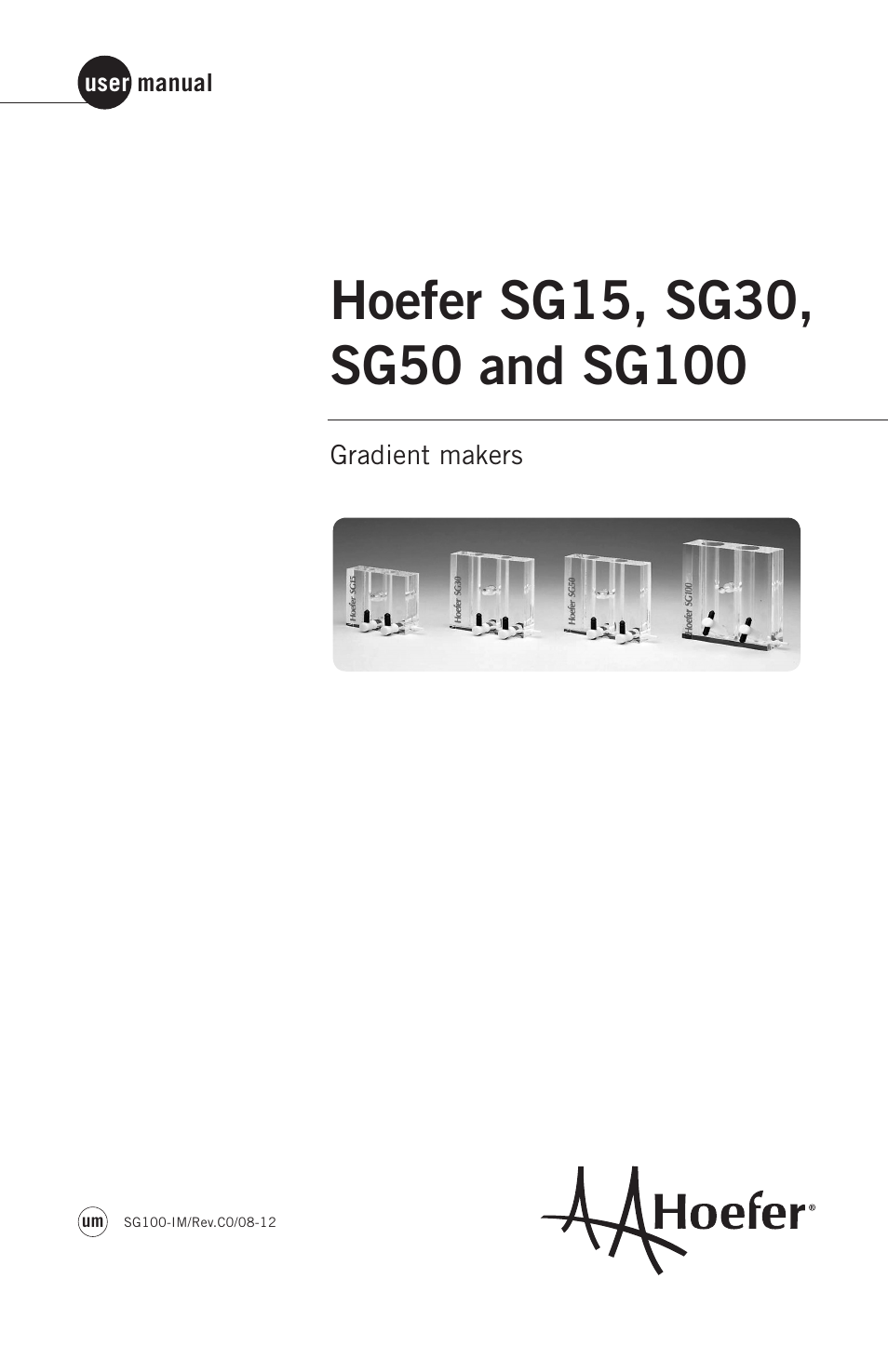 Hoefer SG15 User Manual | 9 pages