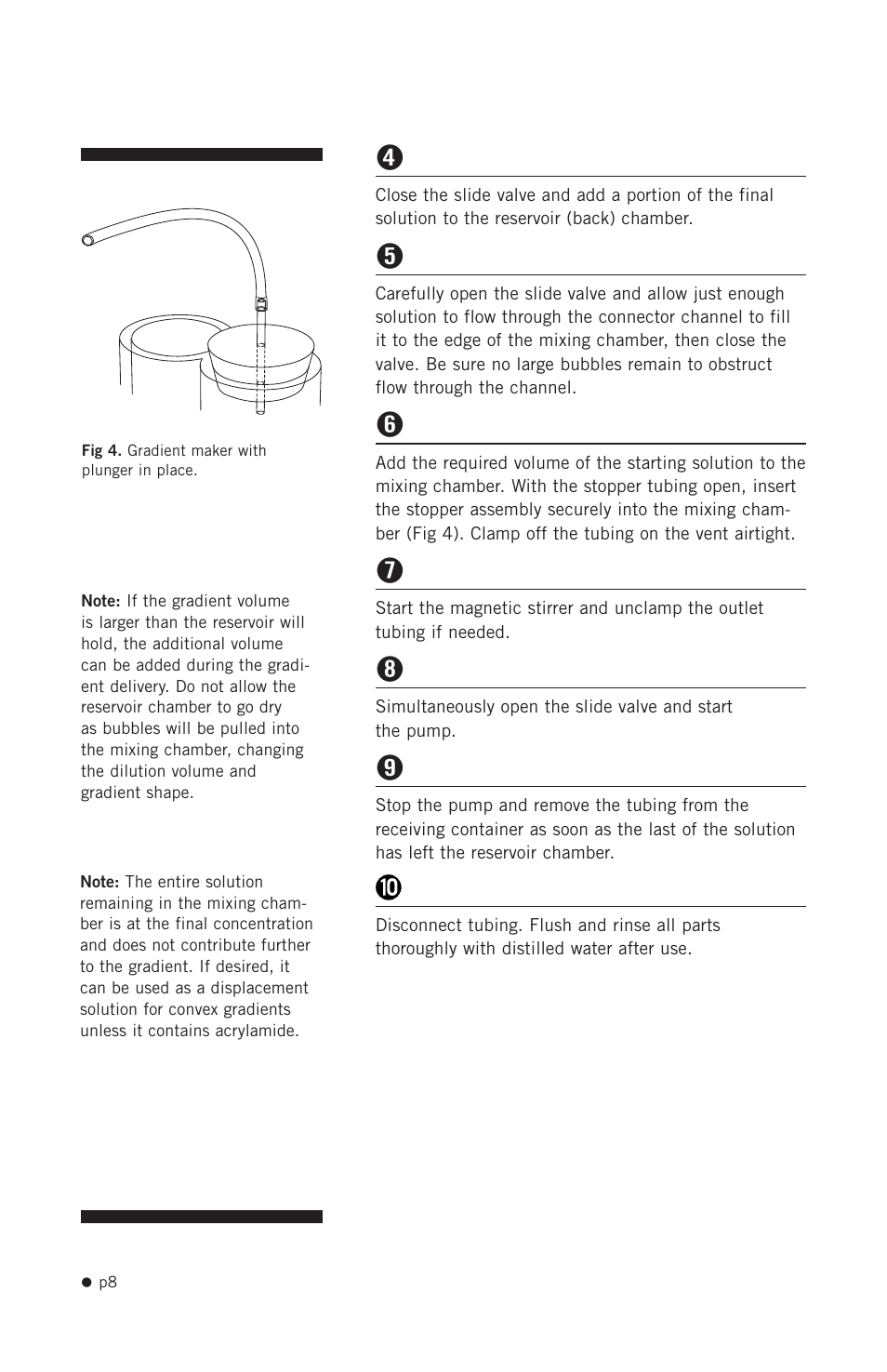 Hoefer SG500 User Manual | Page 10 / 12
