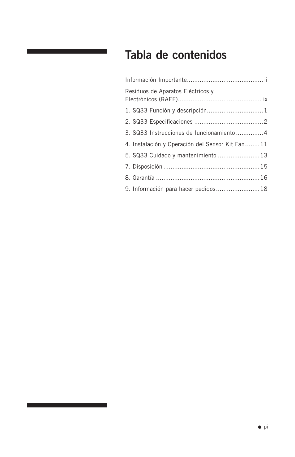 Hoefer SQ33 Sequencer User Manual | Page 2 / 30