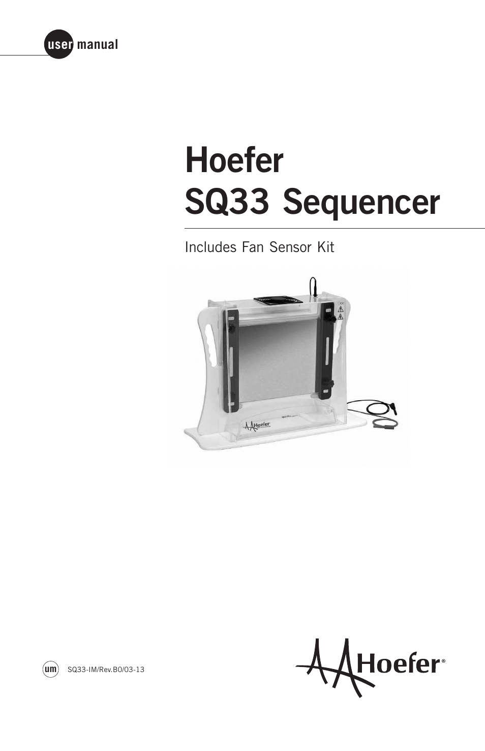 Hoefer SQ33 Sequencer User Manual | 30 pages