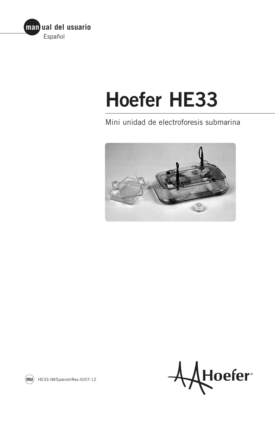 Hoefer HE33 User Manual | 26 pages