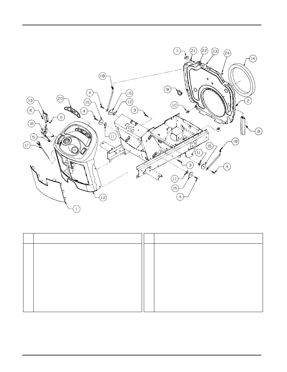 Bulkhead, dash panel and engine controls | Cub Cadet 2186 User Manual | Page 15 / 43