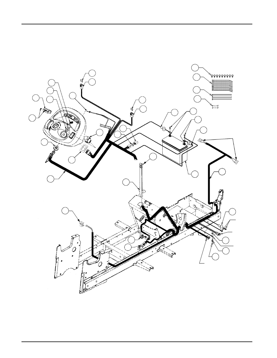 Battery, electrical components and switches | Cub Cadet 2186 User Manual | Page 16 / 43