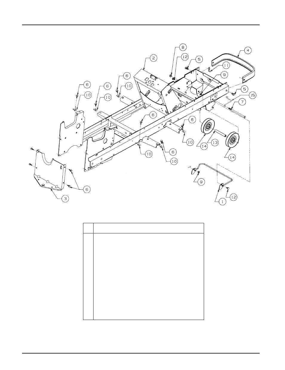 Frame and drawbar | Cub Cadet 2186 User Manual | Page 18 / 43