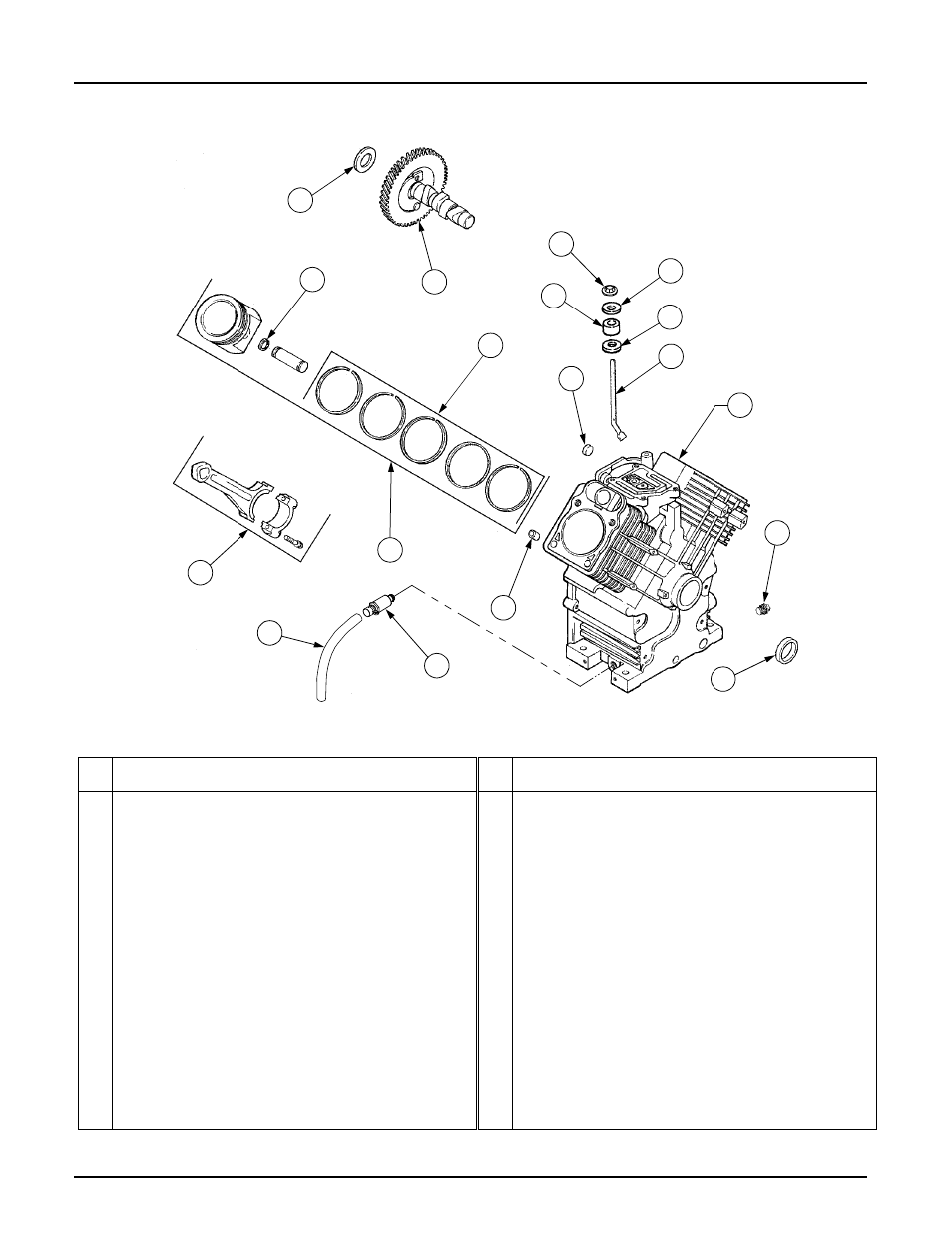 Crankcase | Cub Cadet 2186 User Manual | Page 22 / 43