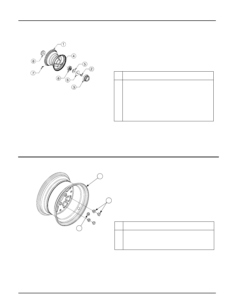 Front wheel rear wheel | Cub Cadet 2186 User Manual | Page 39 / 43