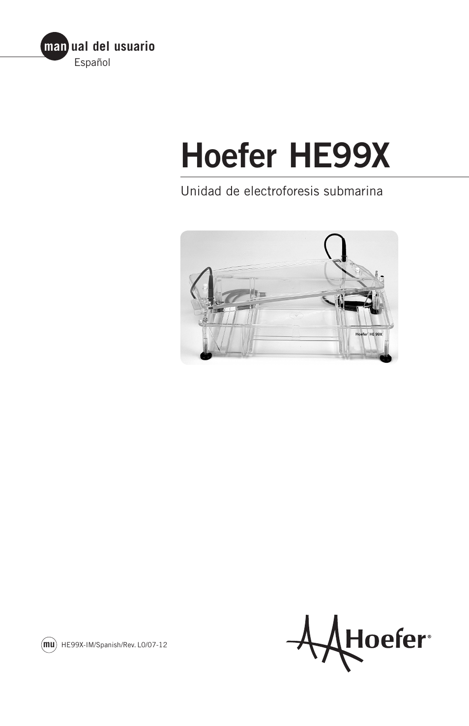 Hoefer HE99X User Manual | 26 pages