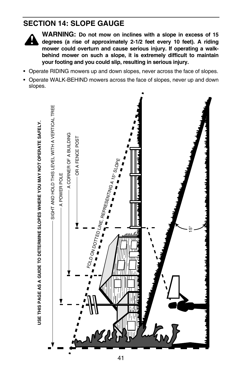 Warning | Cub Cadet GT 3200 User Manual | Page 41 / 48