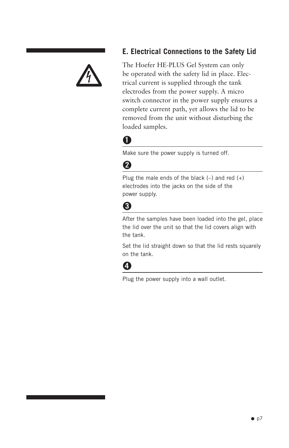 Hoefer HE-PLUS System User Manual | Page 17 / 26