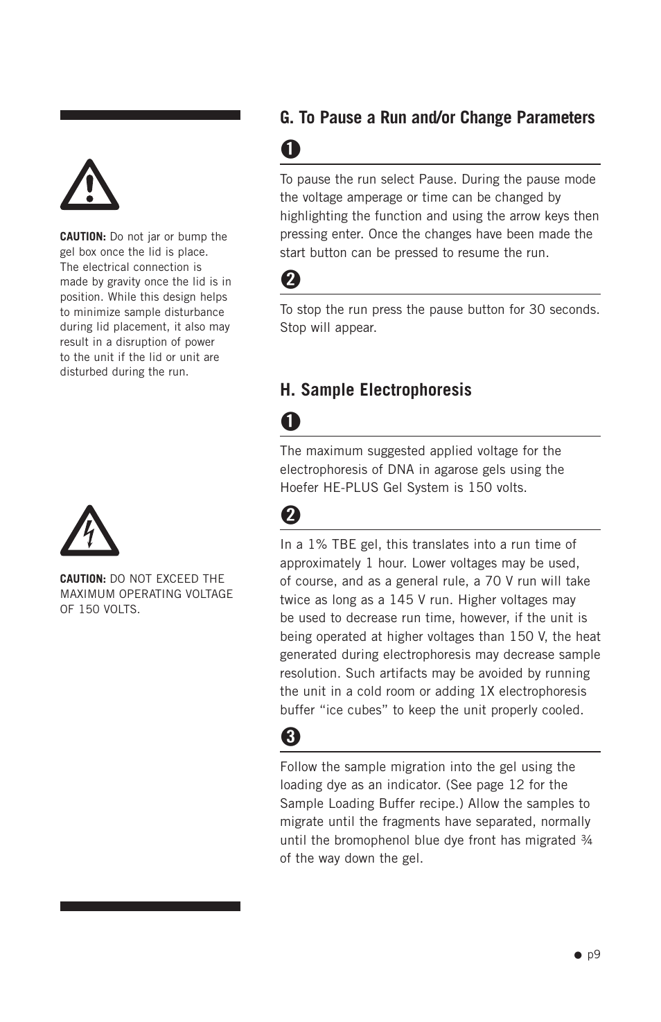 Hoefer HE-PLUS System User Manual | Page 19 / 26