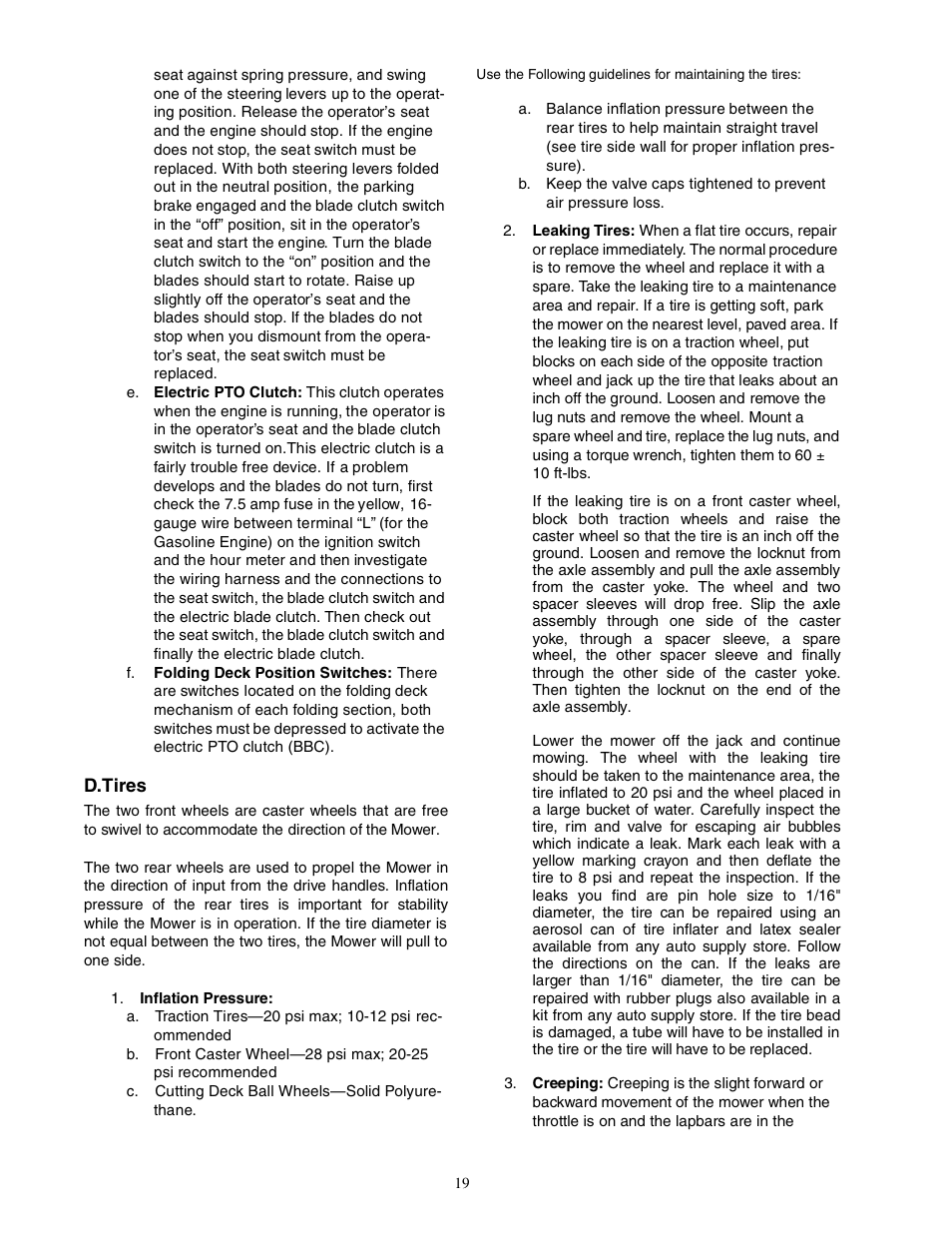 Cub Cadet Z - Wing 48 User Manual | Page 19 / 32