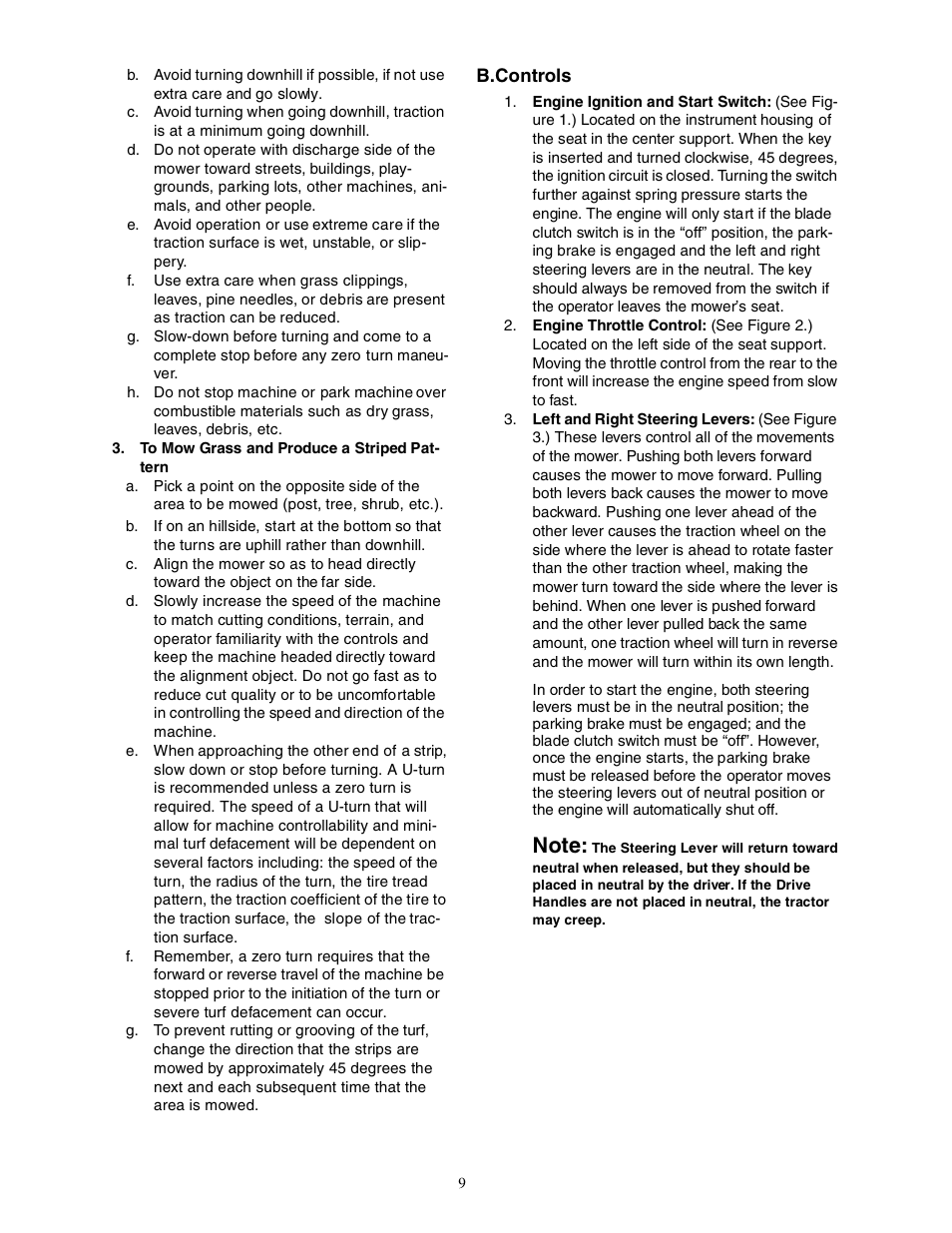 Cub Cadet Z - Wing 48 User Manual | Page 9 / 32