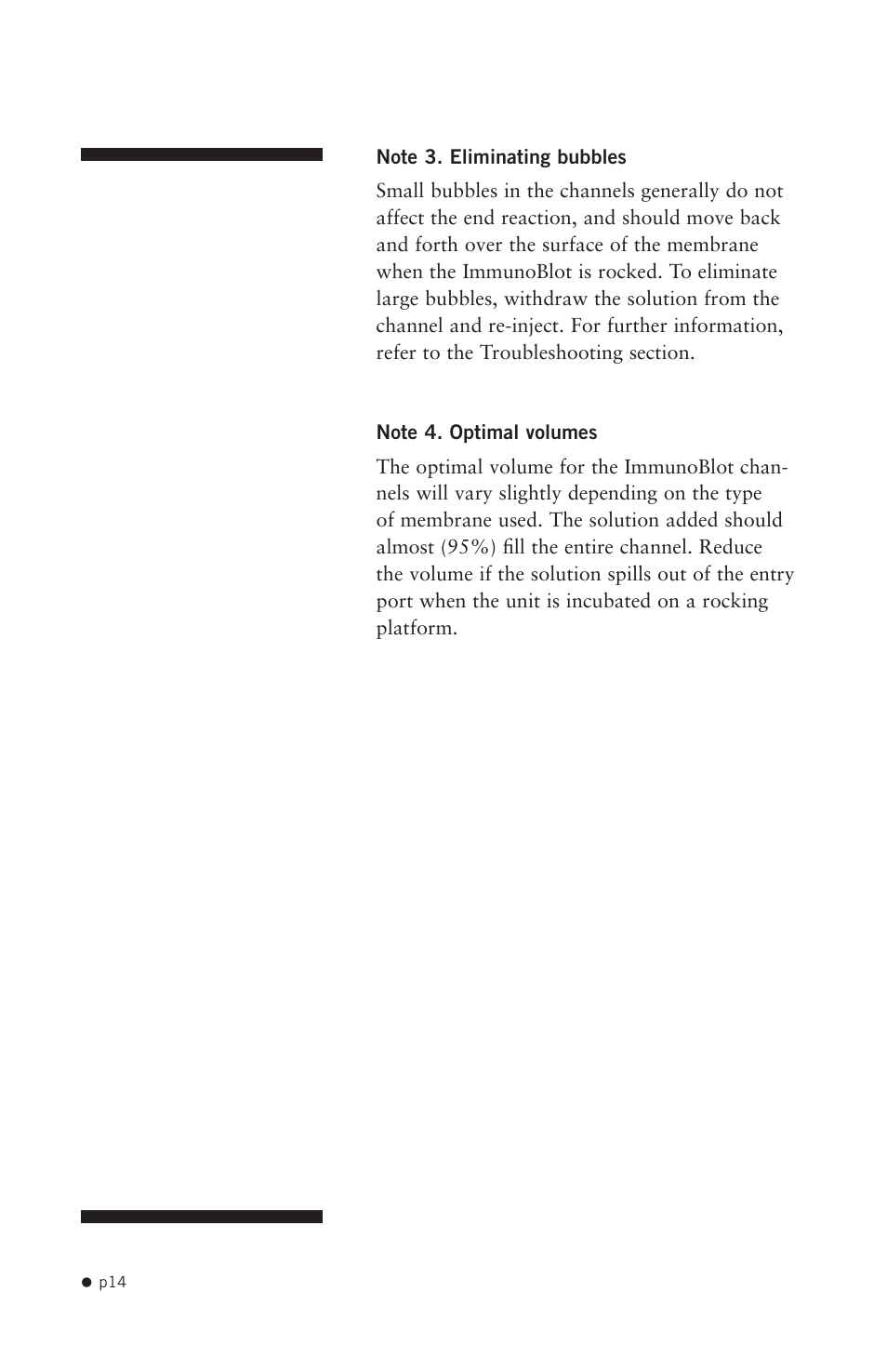Hoefer PR625 Immunoblot User Manual | Page 16 / 21