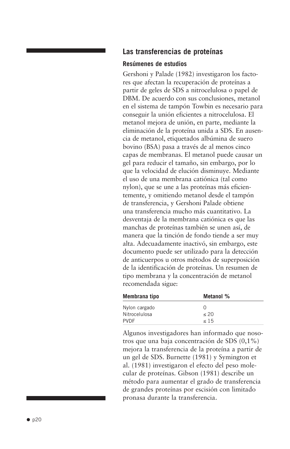 Las transferencias de proteínas | Hoefer TE42 User Manual | Page 28 / 35