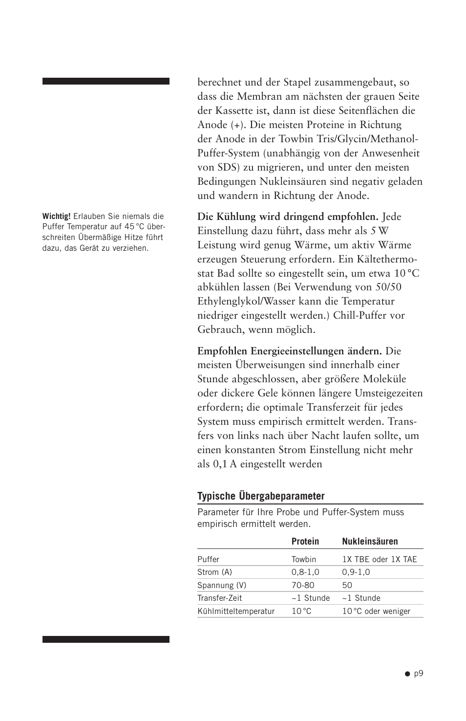 Hoefer TE42 User Manual | Page 17 / 35