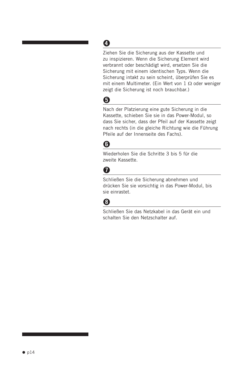 Hoefer TE42 User Manual | Page 22 / 35