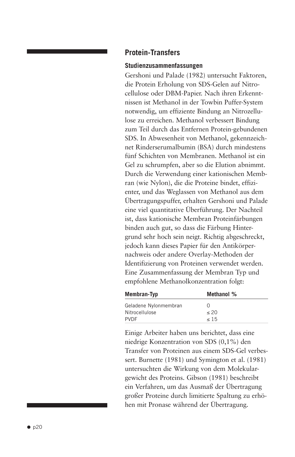 Protein-transfers | Hoefer TE42 User Manual | Page 28 / 35