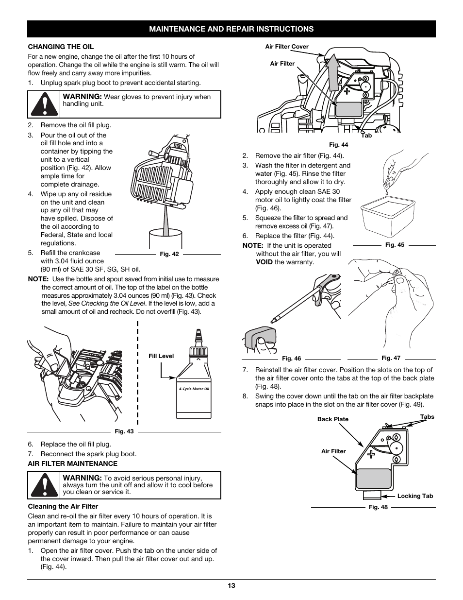 Cub Cadet CC5090 User Manual | Page 13 / 60