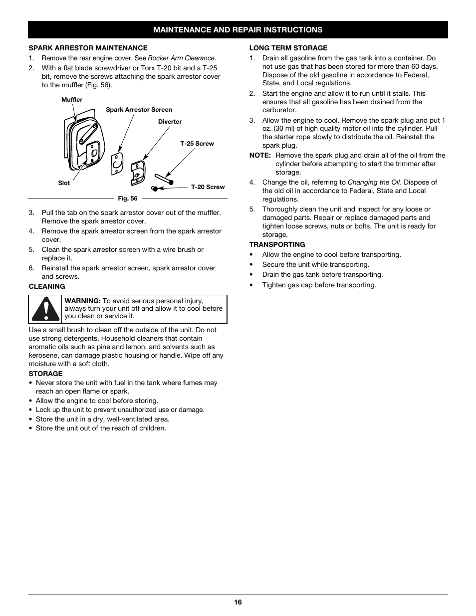 Cub Cadet CC5090 User Manual | Page 16 / 60