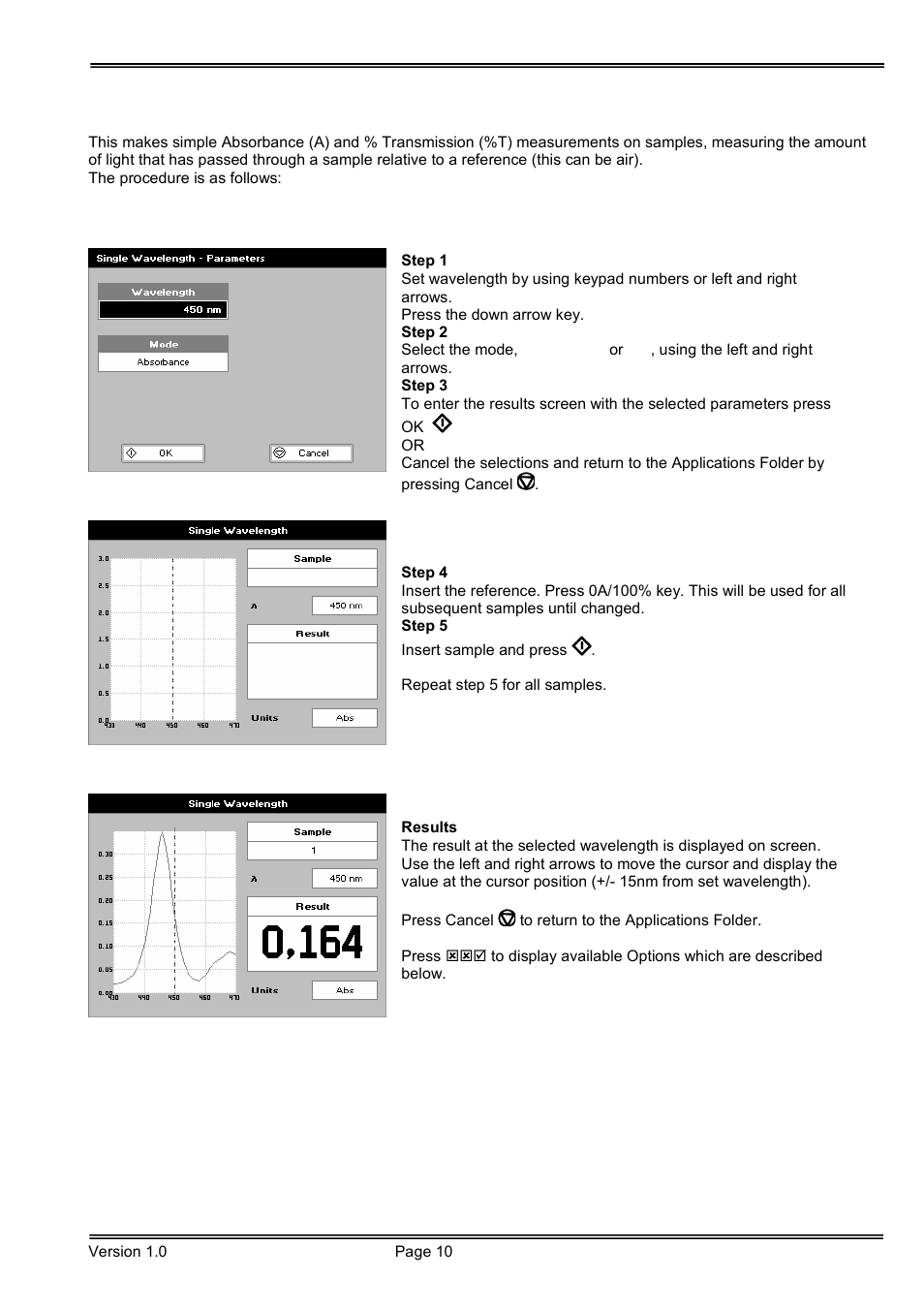 Hoefer SP-2001 Vision Life Spectrophotometer User Manual | Page 10 / 66