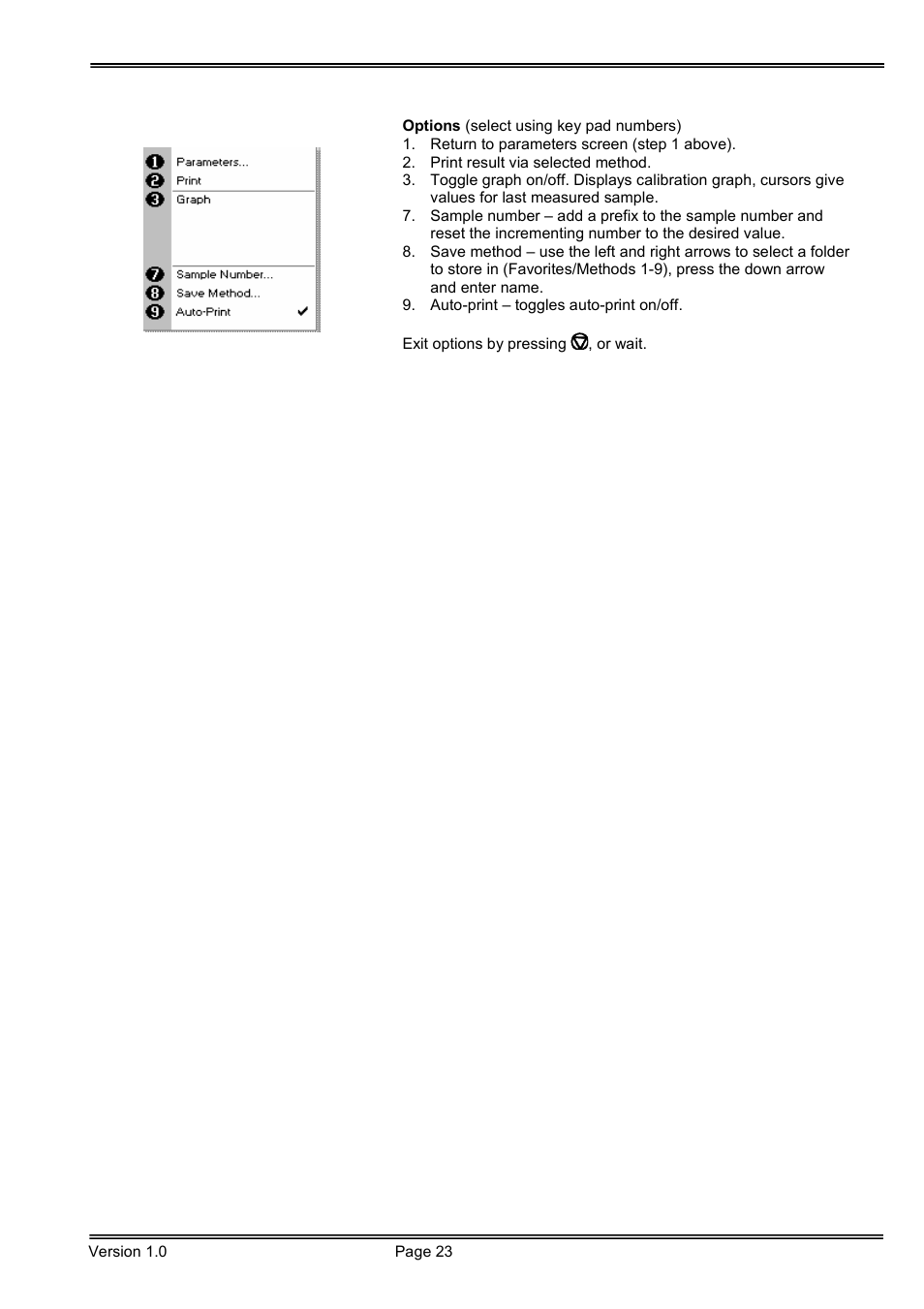 Hoefer SP-2001 Vision Life Spectrophotometer User Manual | Page 23 / 66