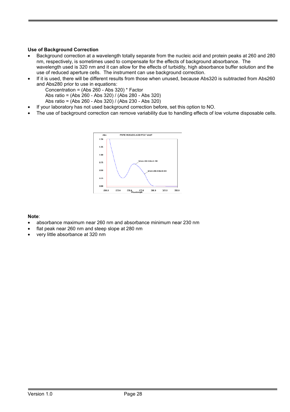 Hoefer SP-2001 Vision Life Spectrophotometer User Manual | Page 28 / 66