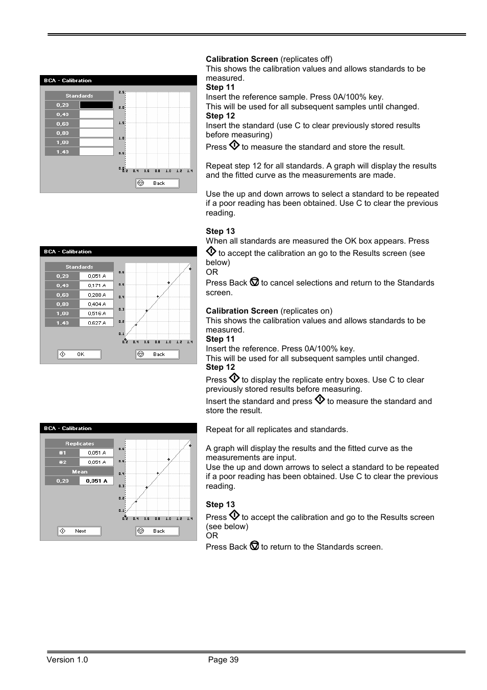 Hoefer SP-2001 Vision Life Spectrophotometer User Manual | Page 39 / 66