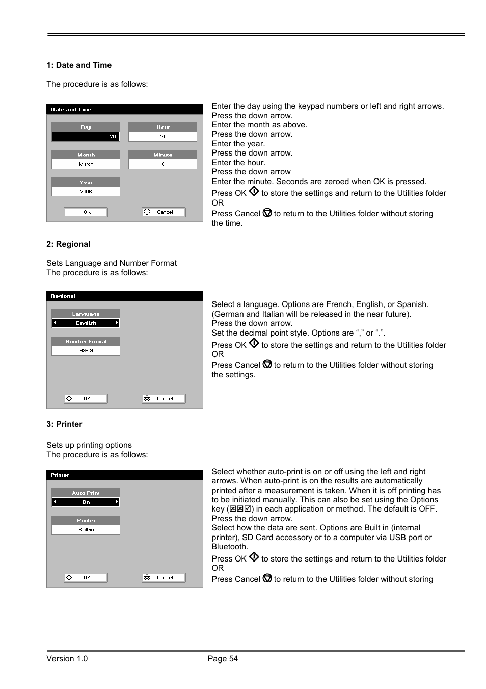 Hoefer SP-2001 Vision Life Spectrophotometer User Manual | Page 54 / 66