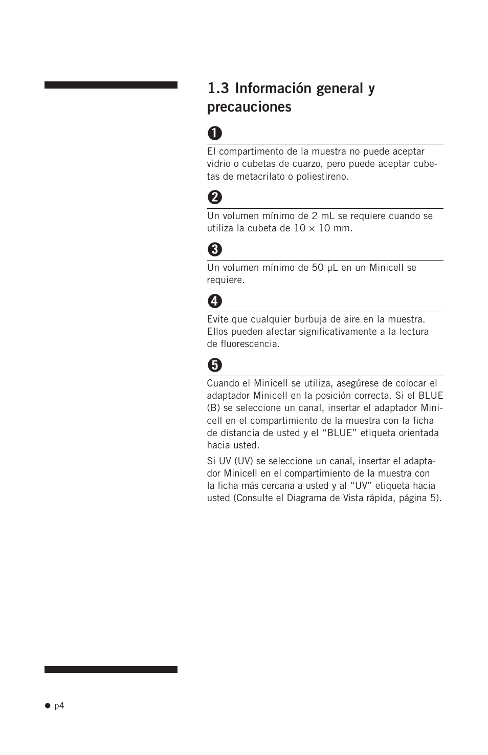 3 información general y precauciones | Hoefer DQ300 User Manual | Page 12 / 30