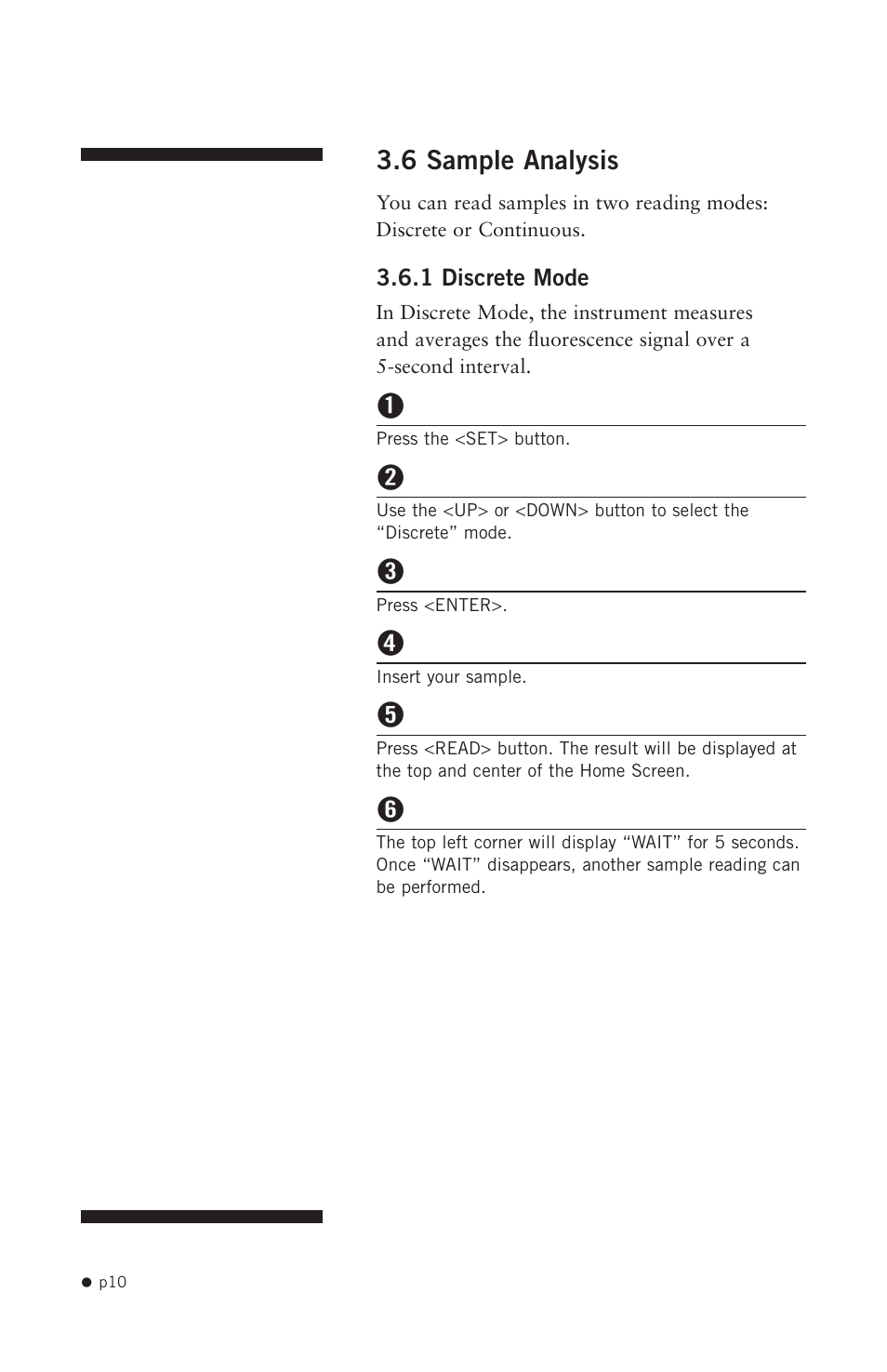 6 sample analysis | Hoefer DQ300 User Manual | Page 18 / 30