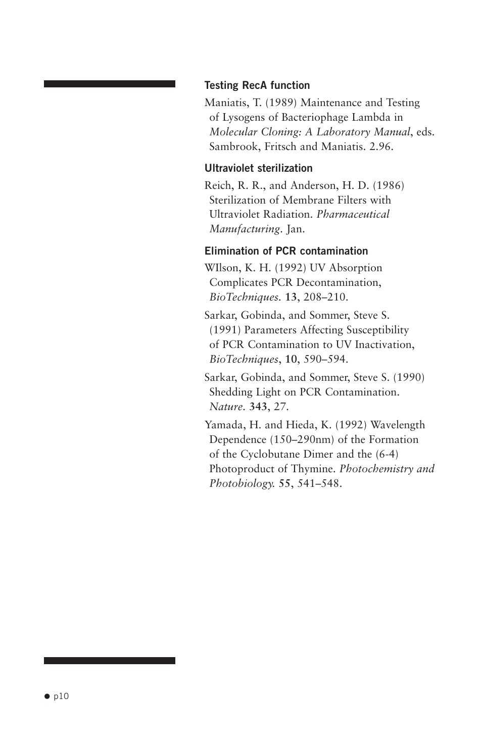 Hoefer UV20 User Manual | Page 18 / 21