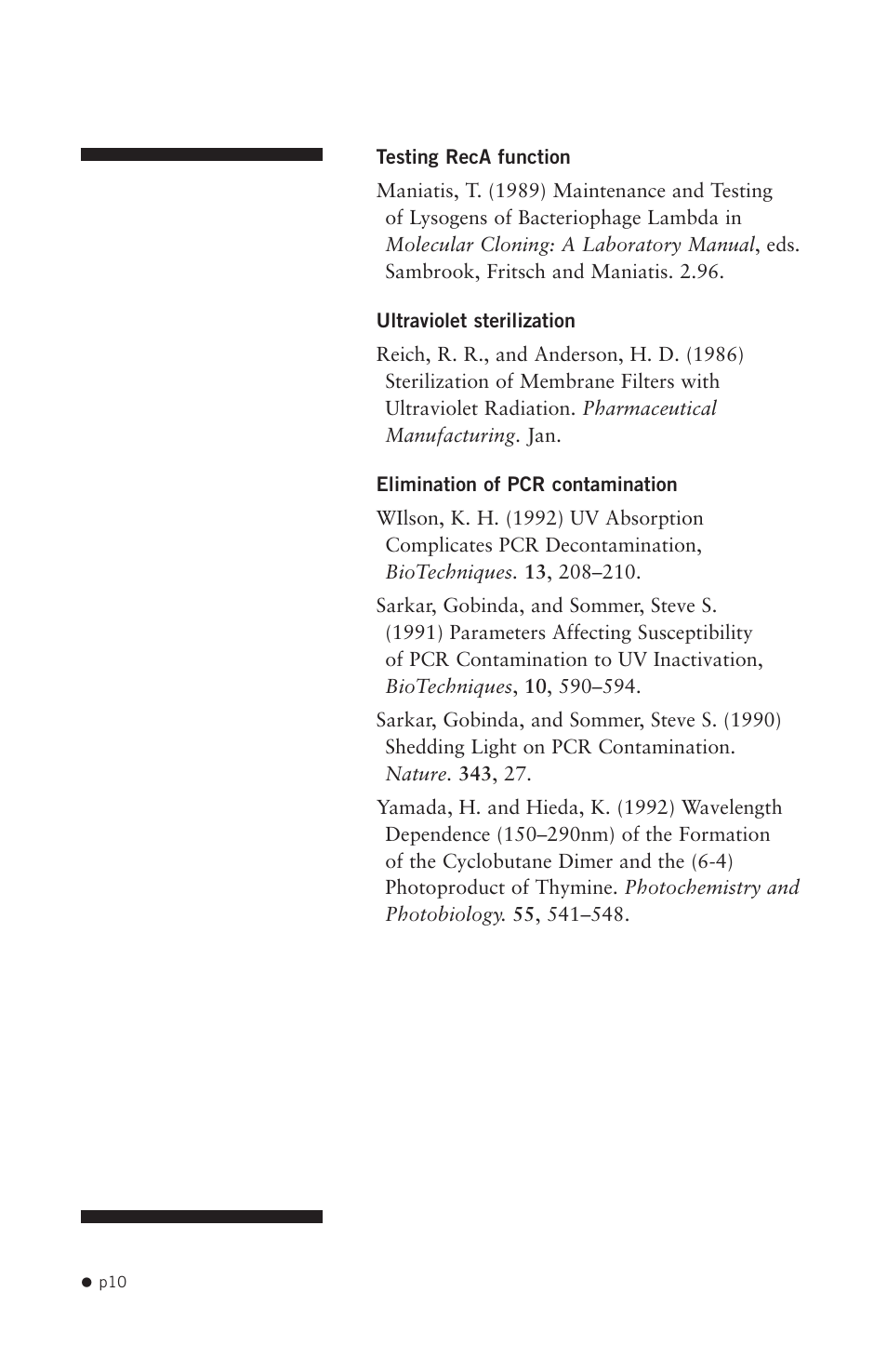 Hoefer UV20 User Manual | Page 18 / 21