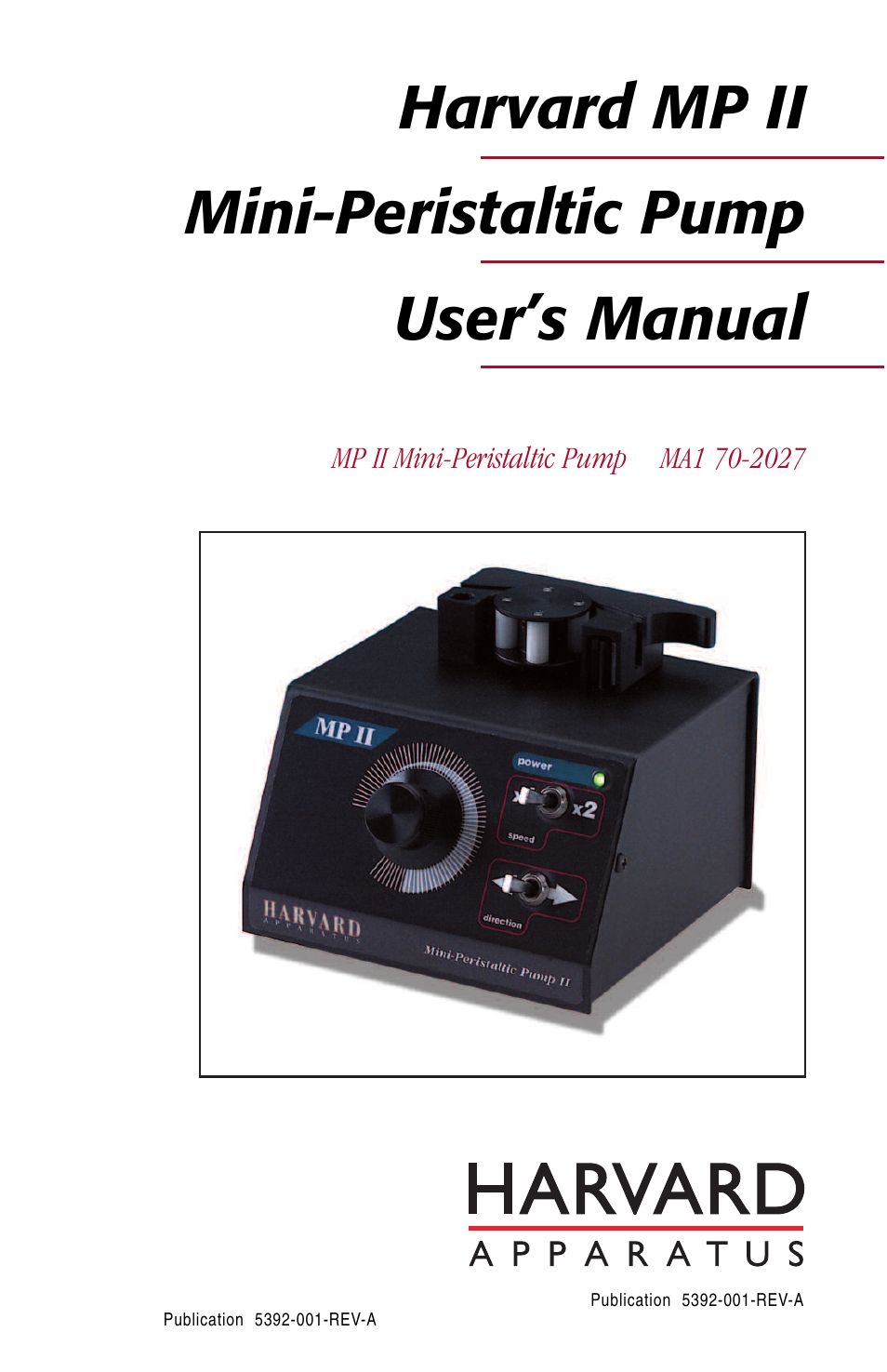 Hoefer PP24 User Manual | 10 pages