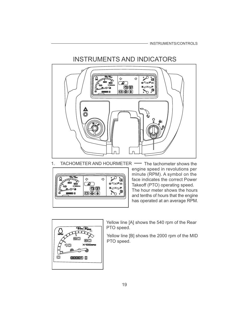 Instruments and indicators | Cub Cadet 7532 User Manual | Page 27 / 126