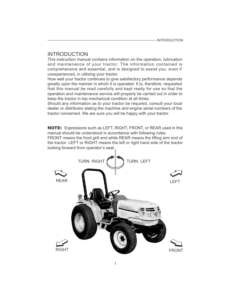 Introduction | Cub Cadet 7532 User Manual | Page 6 / 126