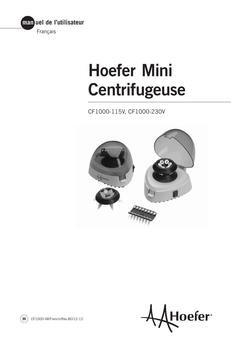 Hoefer CF1000 User Manual | 15 pages