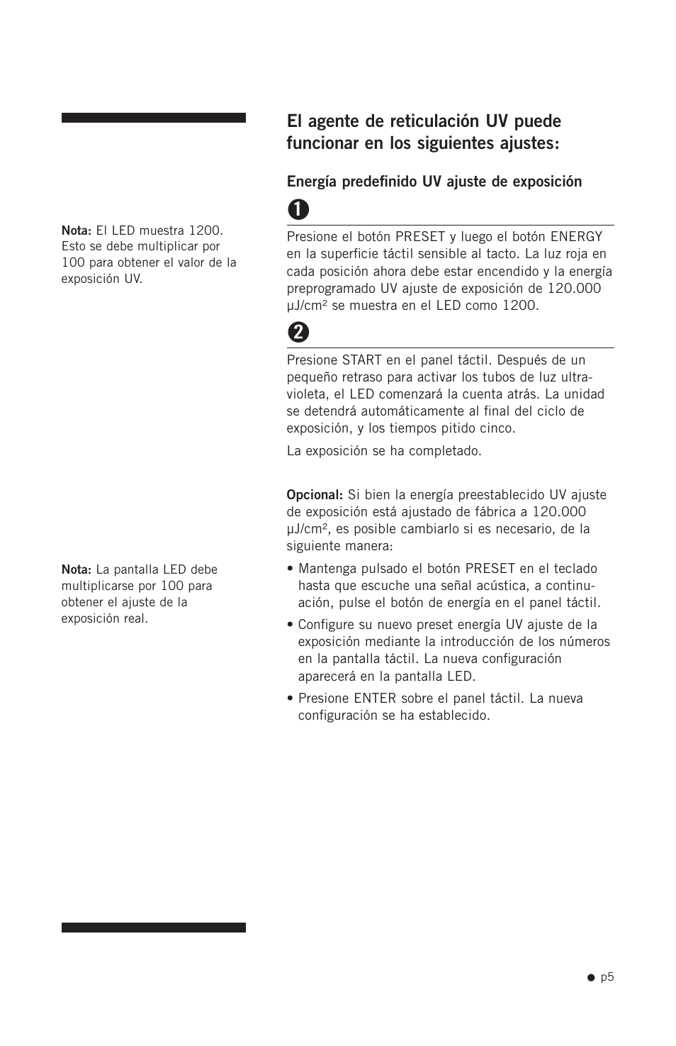 Hoefer UVC5000 User Manual | Page 14 / 25