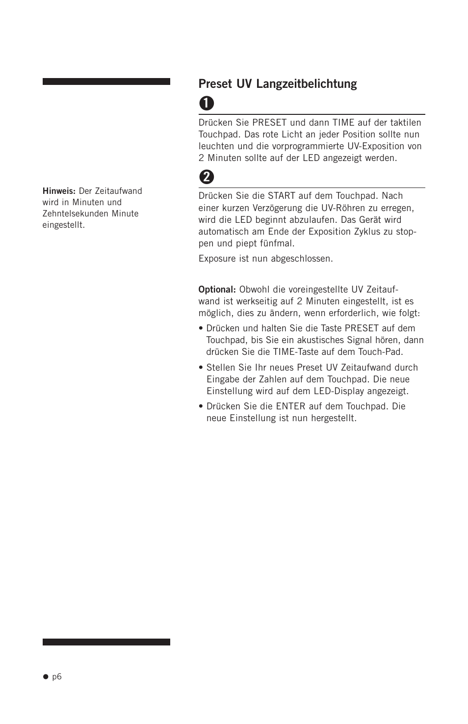 Hoefer UVC5000 User Manual | Page 15 / 25