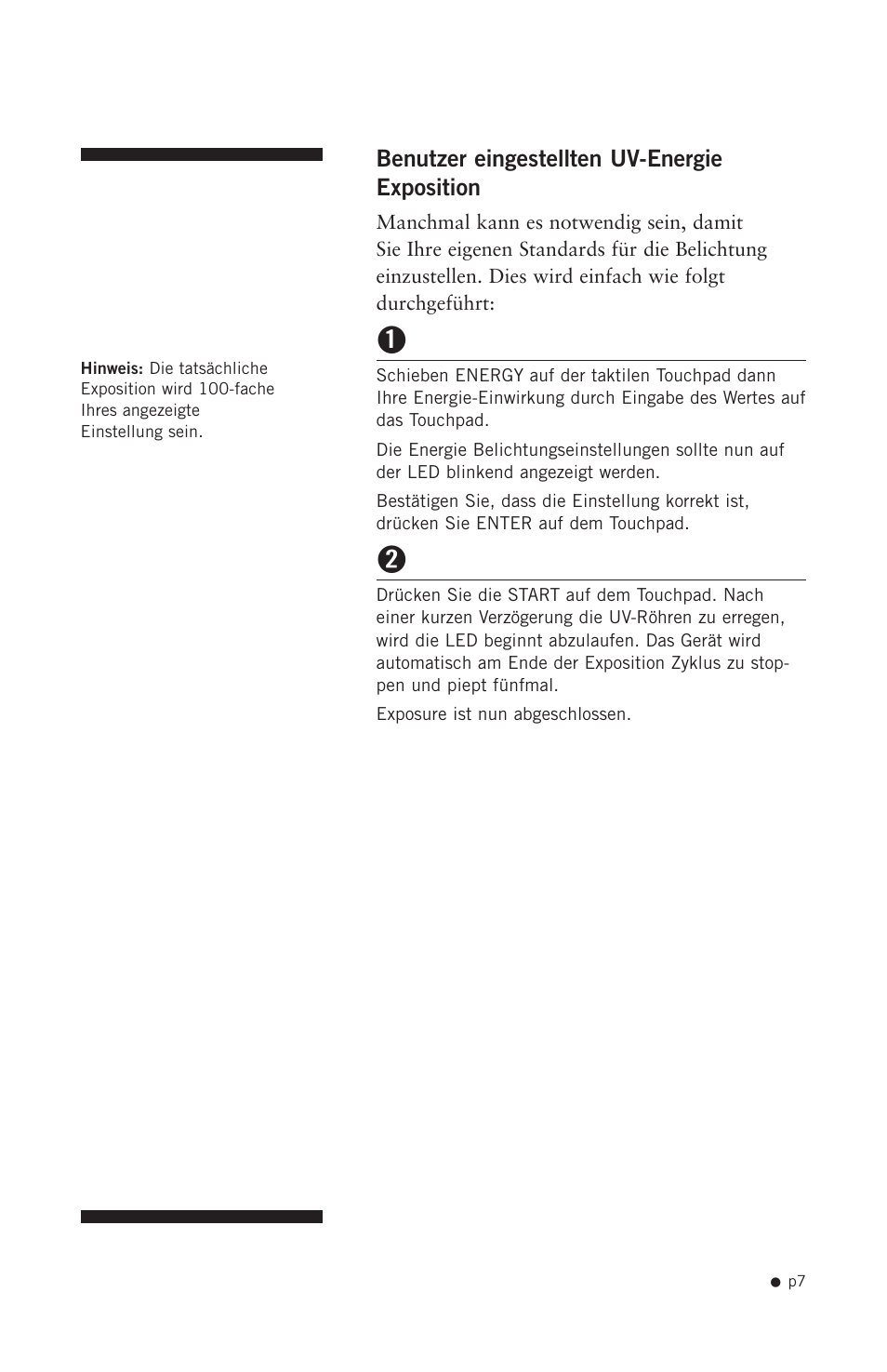 Hoefer UVC5000 User Manual | Page 16 / 25