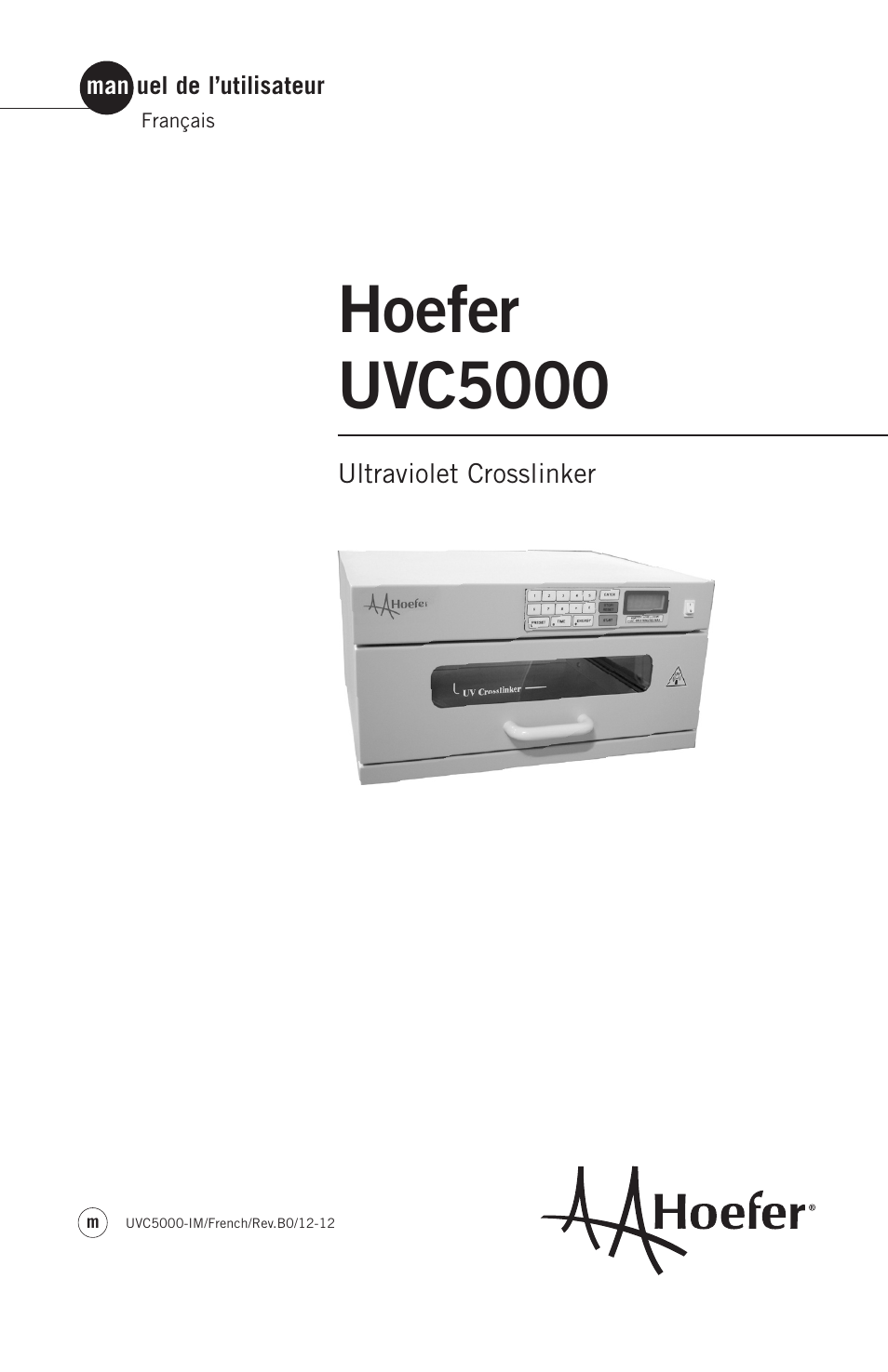 Hoefer UVC5000 User Manual | 25 pages