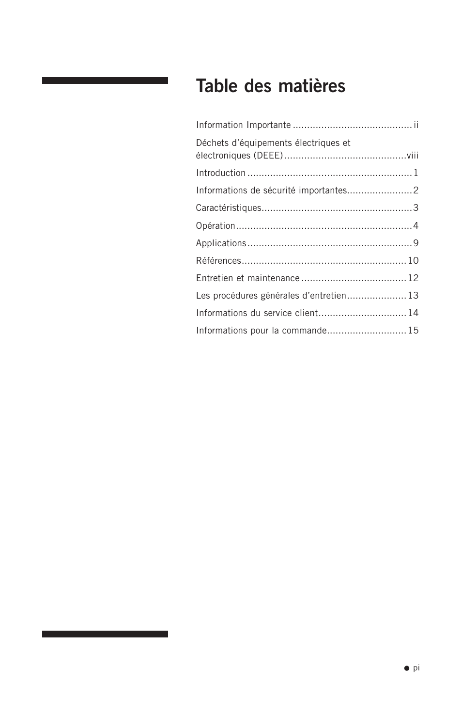 Hoefer UVC5000 User Manual | Page 2 / 25