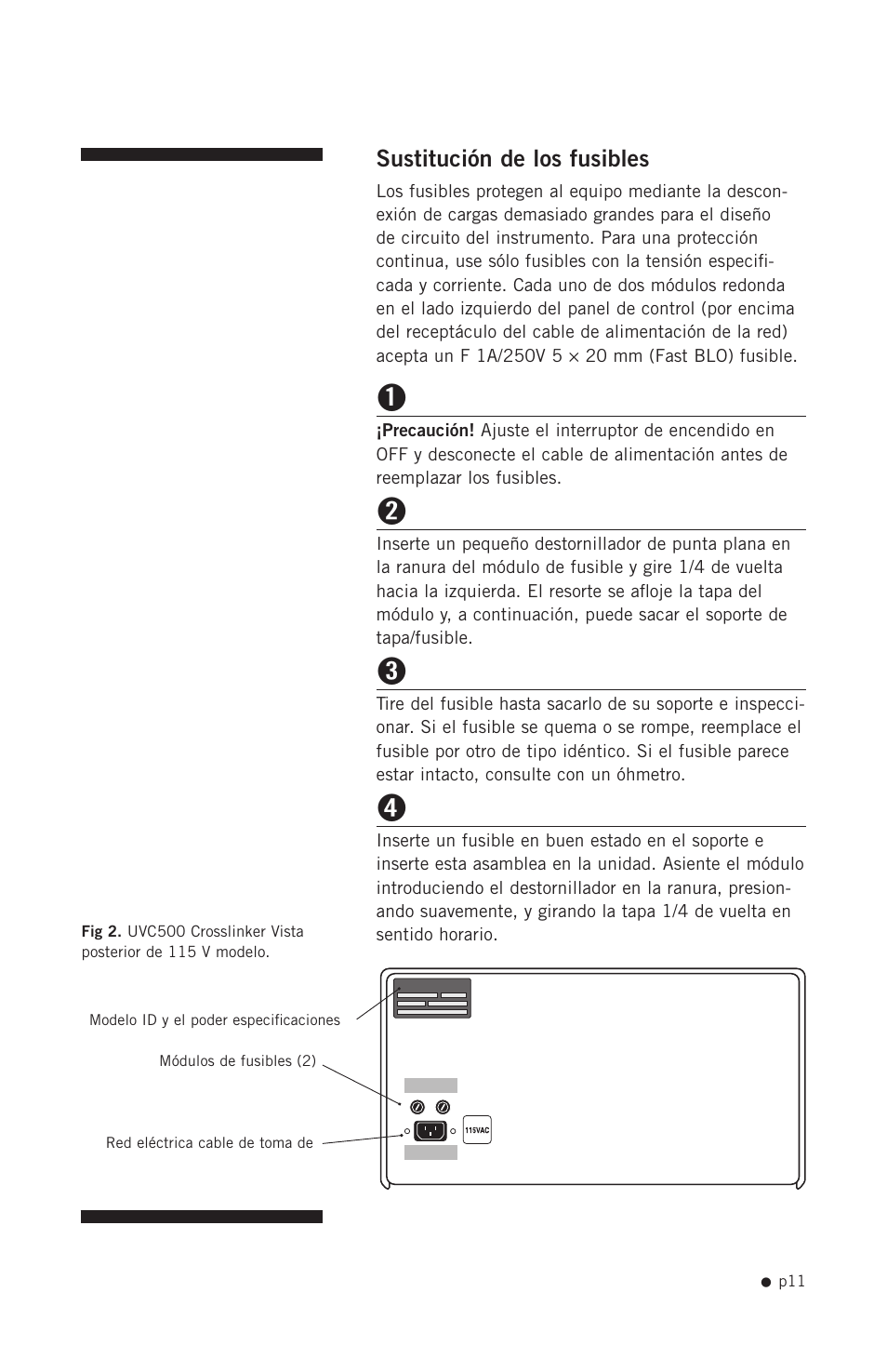Hoefer UVC500 User Manual | Page 20 / 24