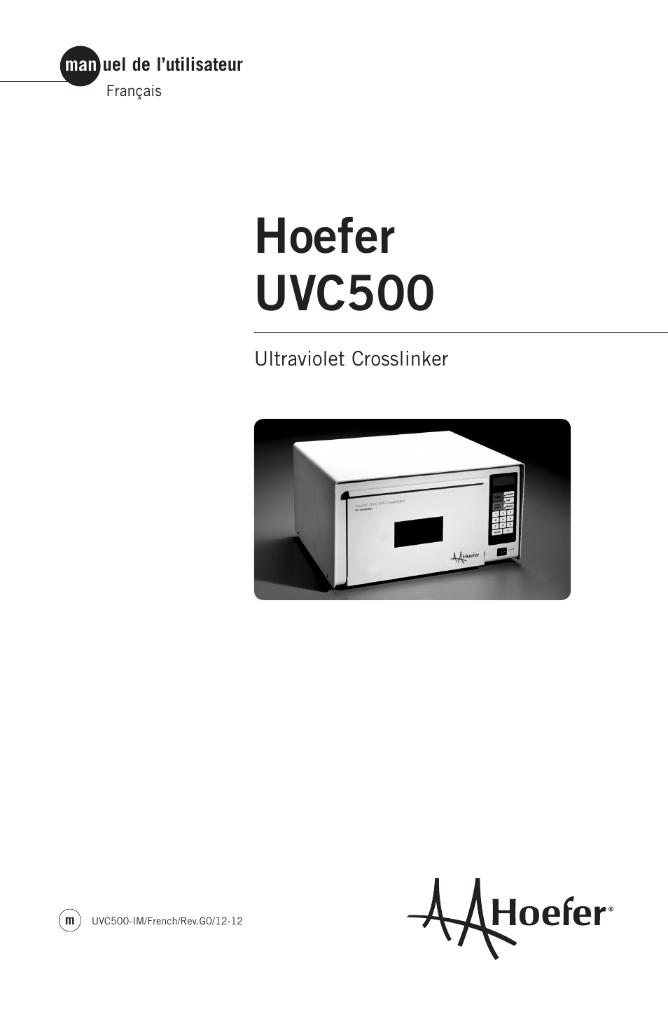 Hoefer UVC500 User Manual | 24 pages