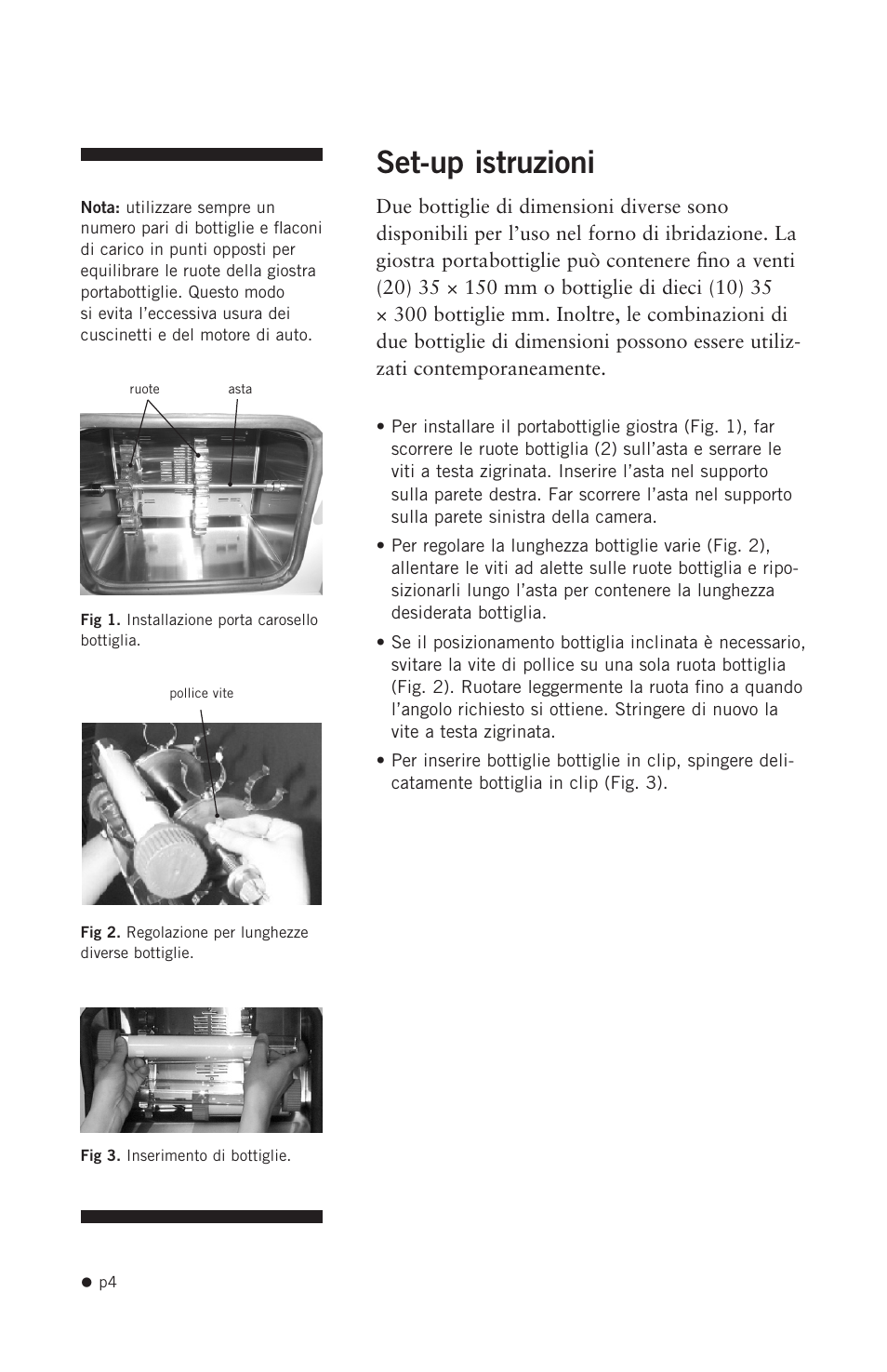 Set-up istruzioni | Hoefer HB1000 User Manual | Page 13 / 31